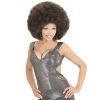 foto 5 Disco soul groovy afro pruik groot  koffie kleur bruin