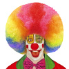 Disco soul groovy afro pruik groot  regenboog multicolour