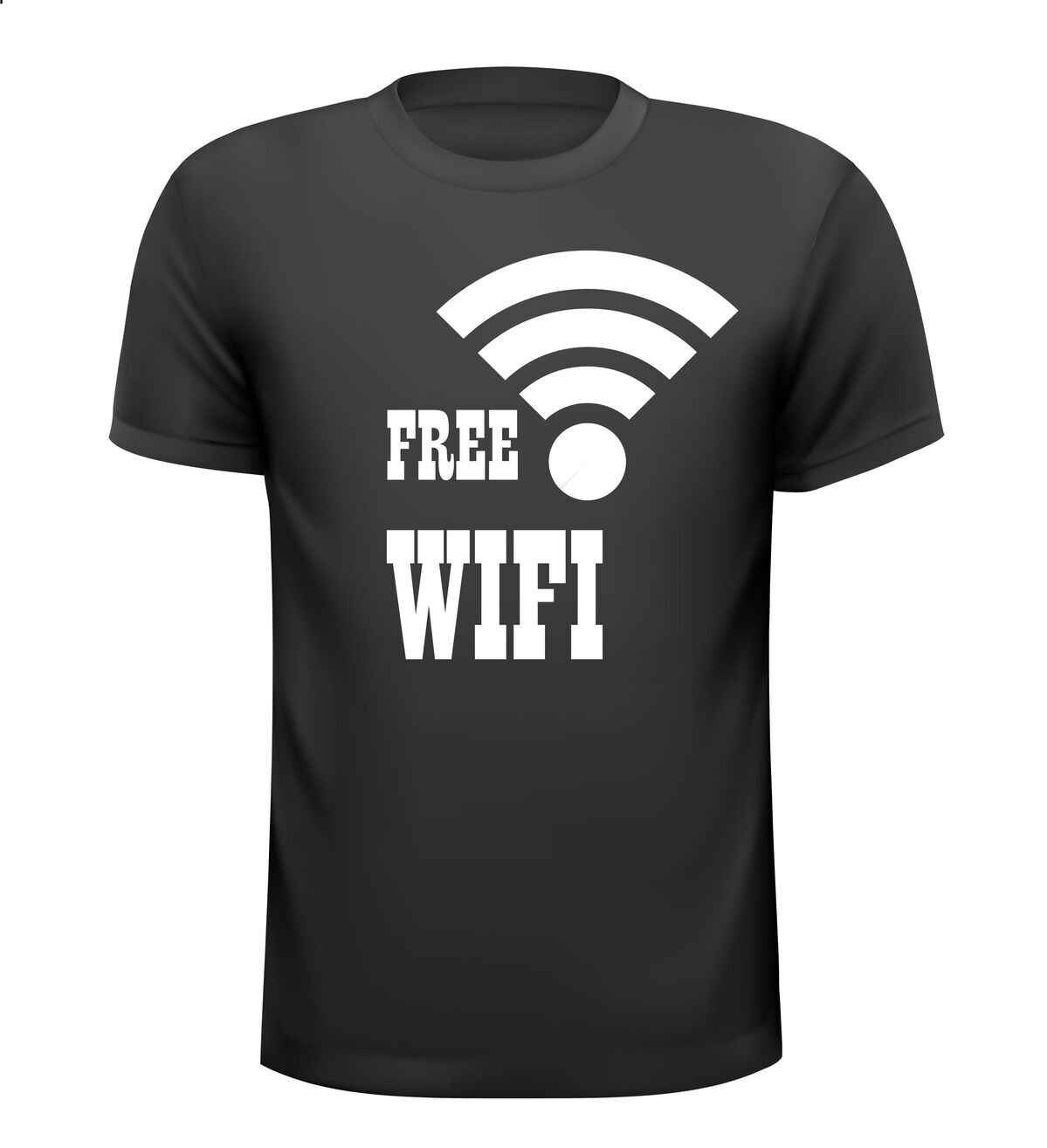 free wifi t-shirt korte mouw