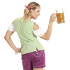 foto 3 Groen wit geblokt oktoberfest beiers blouse martha dames