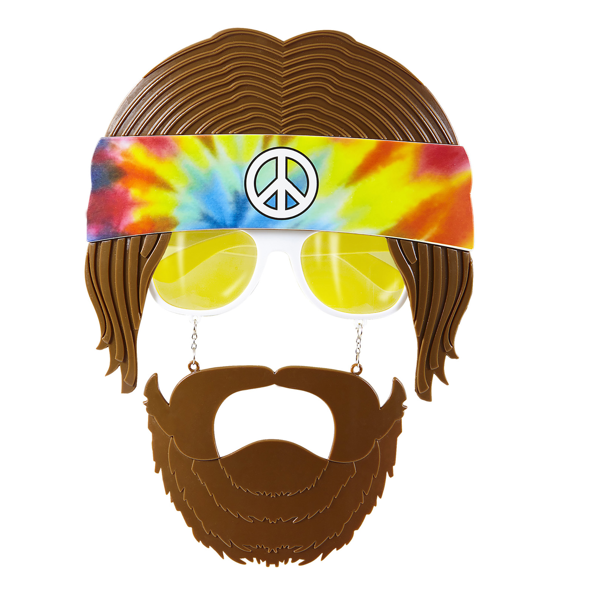 hippie bril met baard