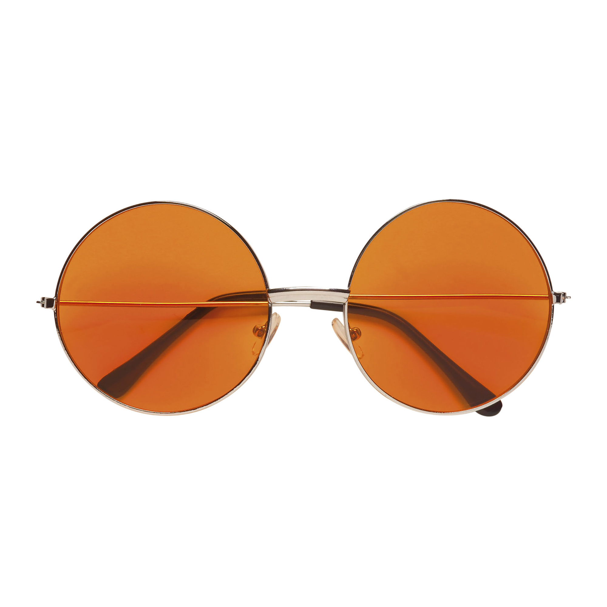 Hippie bril met oranje glas
