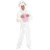 foto 5 Huppelend konijn konijnen kostuum wit pluche volwassen