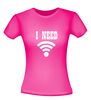 foto 12 i need free wifi t-shirt korte mouw