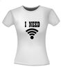foto 14 i need free wifi t-shirt korte mouw