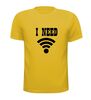 foto 15 i need free wifi t-shirt korte mouw