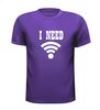 foto 3 i need free wifi t-shirt korte mouw