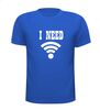 foto 5 i need free wifi t-shirt korte mouw