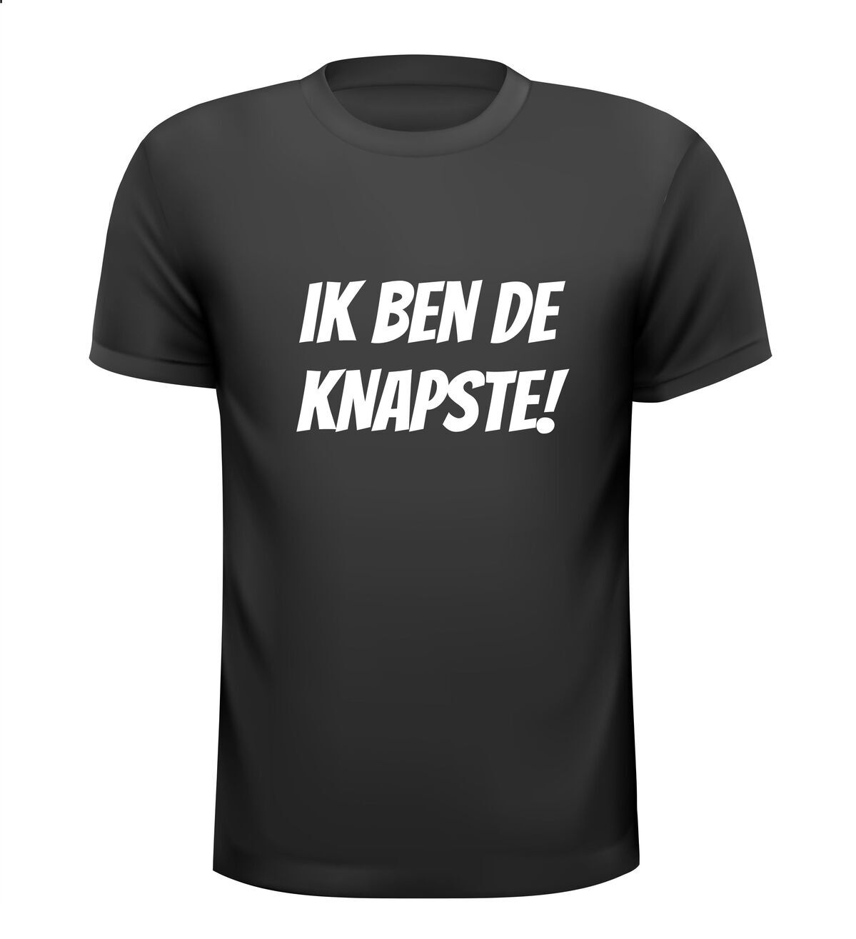 ik ben de knapste t-shirt korte mouw