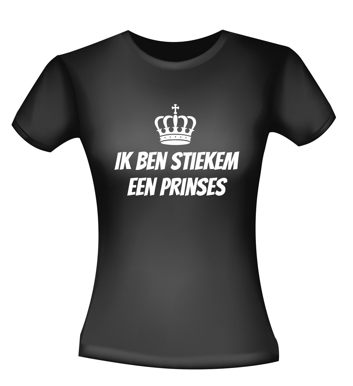 ik ben stiekem een prinses koningsdag t-shirt korte mouw