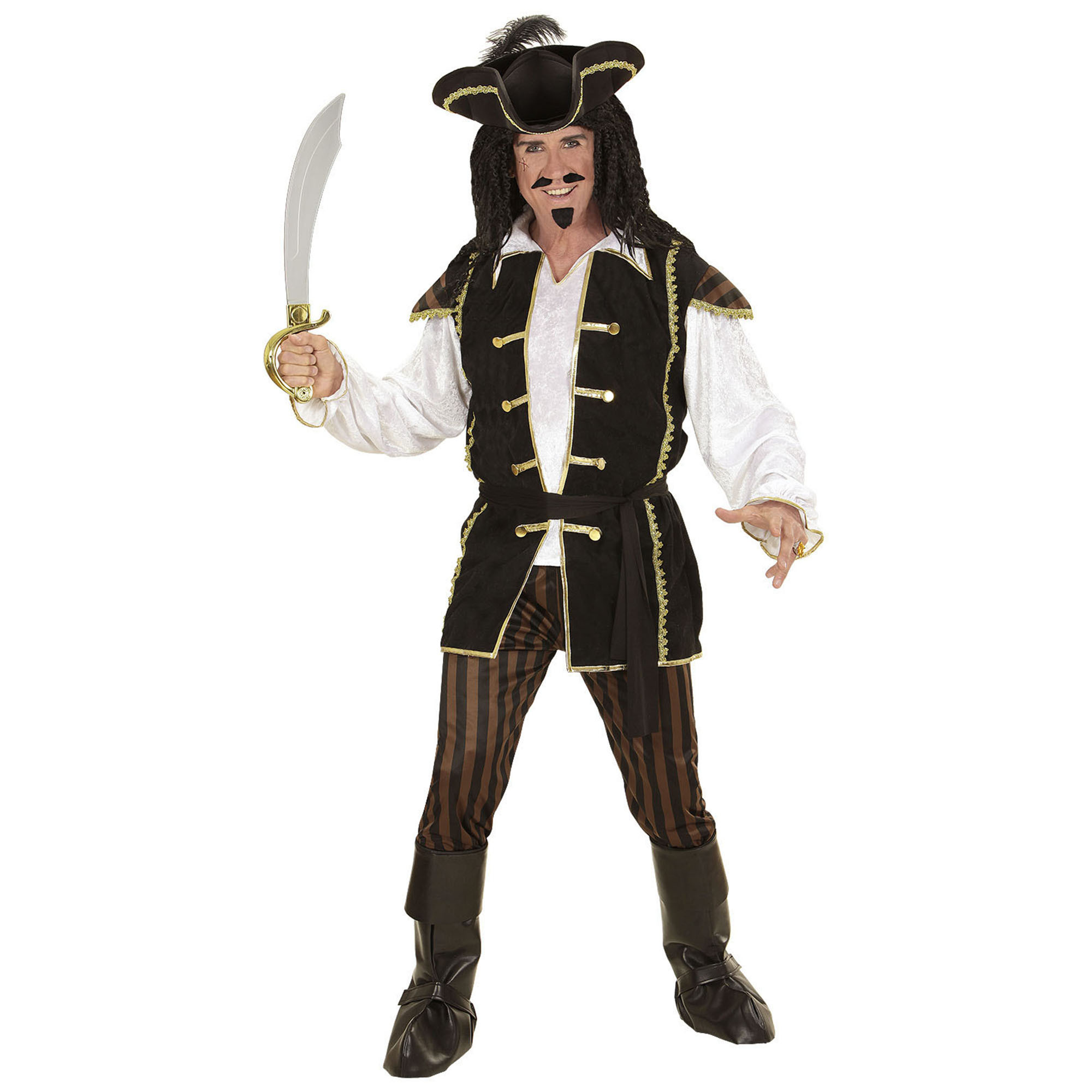 kapitein piraten heren kostuum bukaneer