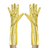 metallic handschoenen goud lang