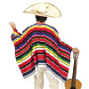 foto 3 mexicaanse poncho caramba volwassen kleurrijk