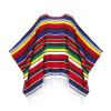 foto 5 mexicaanse poncho caramba volwassen kleurrijk