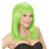 foto 3 Neon pruik half lang haar patsy groen