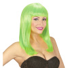 foto 4 Neon pruik half lang haar patsy groen