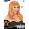 foto 2 Neon pruik half lang haar patsy oranje