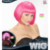foto 2 Neon pruik Valentina roze volwassen bobline