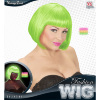 foto 2 Neon pruik Valentina volwassen bobline groen