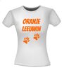 foto 3 oranje leeuwin t-shirt korte mouw