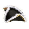 foto 1 Piraten hoed dames tricorn met marabou luxe