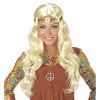 pruik dames hippie middeleeuwen blond 
