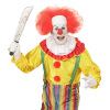 foto 2 Pruik horror clown kale kop met rode haren