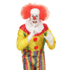 foto 4 Pruik horror clown kale kop met rode haren