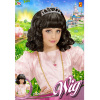 foto 2 Pruik prinses zwart met kroon kind