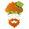St.patricks day bril met hoed en baard.