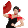 foto 2 Stoffen waaier flamenco rood