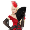 foto 2 Stoffen waaier flamenco zwart