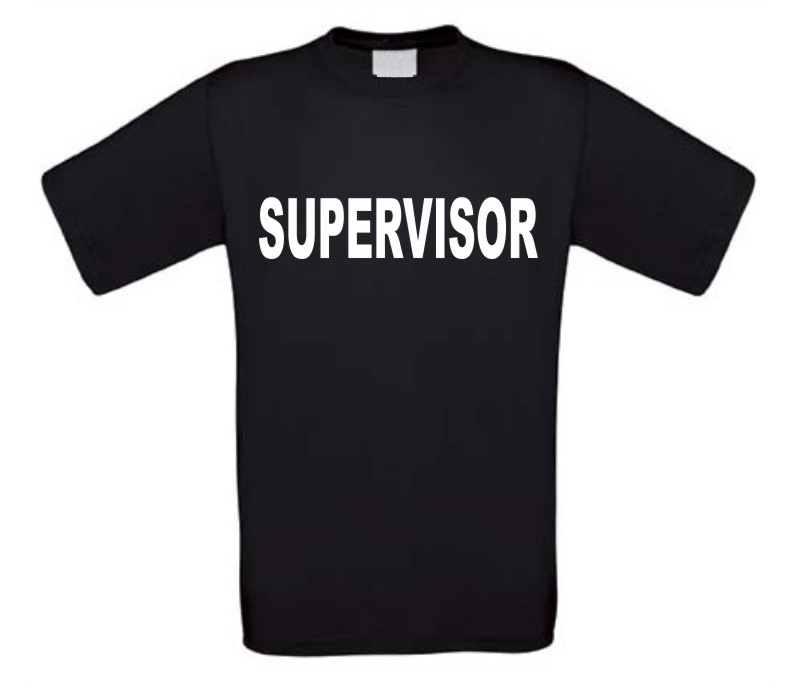 supervisor t-shirt korte mouw
