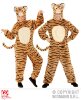 Verscheurend tijger kostuum plushe volwassen