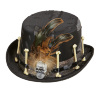 foto 1 Voodoo hoge hoed met schedel