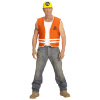 foto 5 wegwerker oranje vest volwassen
