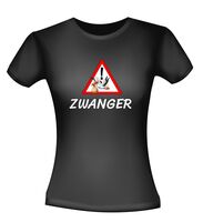 Zwanger ooievaar t-shirt korte mouw dames model Zwanger ooievaar t-shirt korte mouw dames model