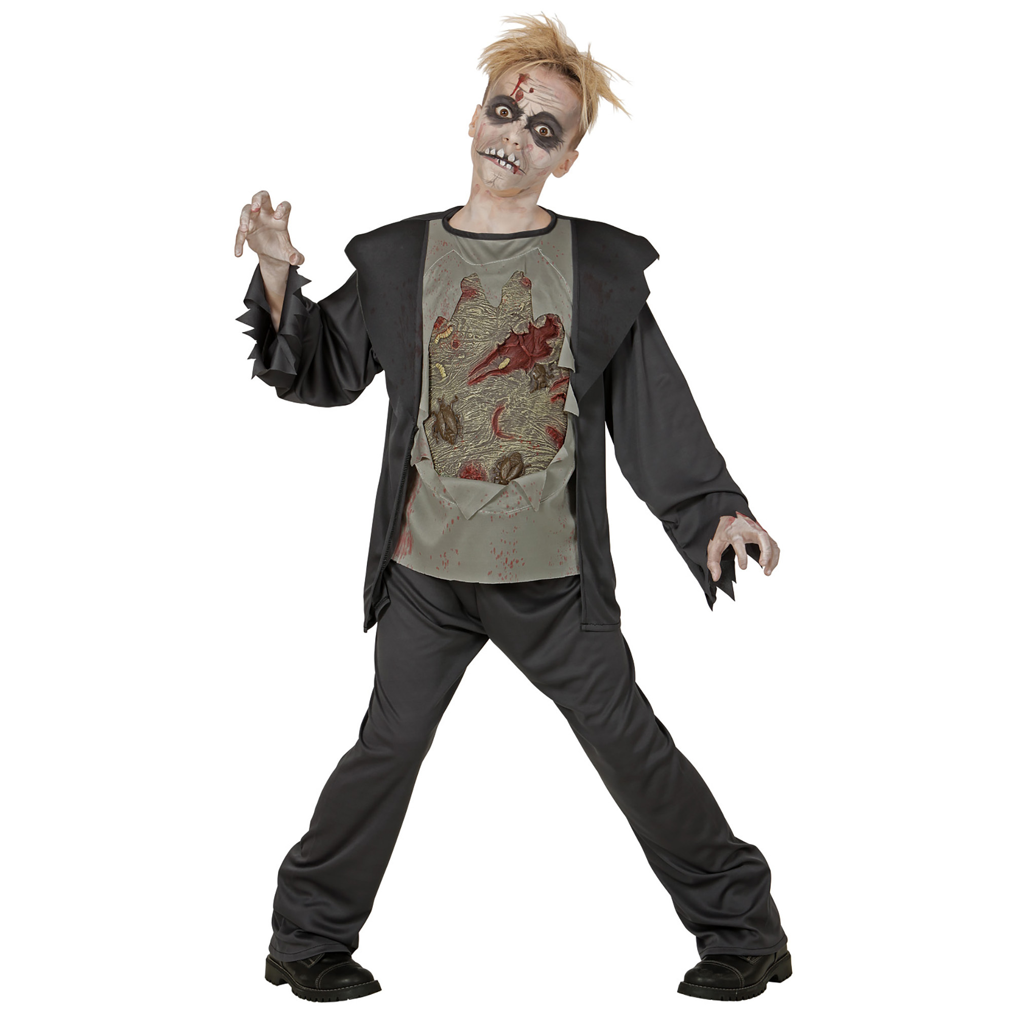  Angst aanjagend zombie kostuum kind