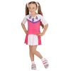 foto 3 Amerikaanse Cheerleader kind wit roze 