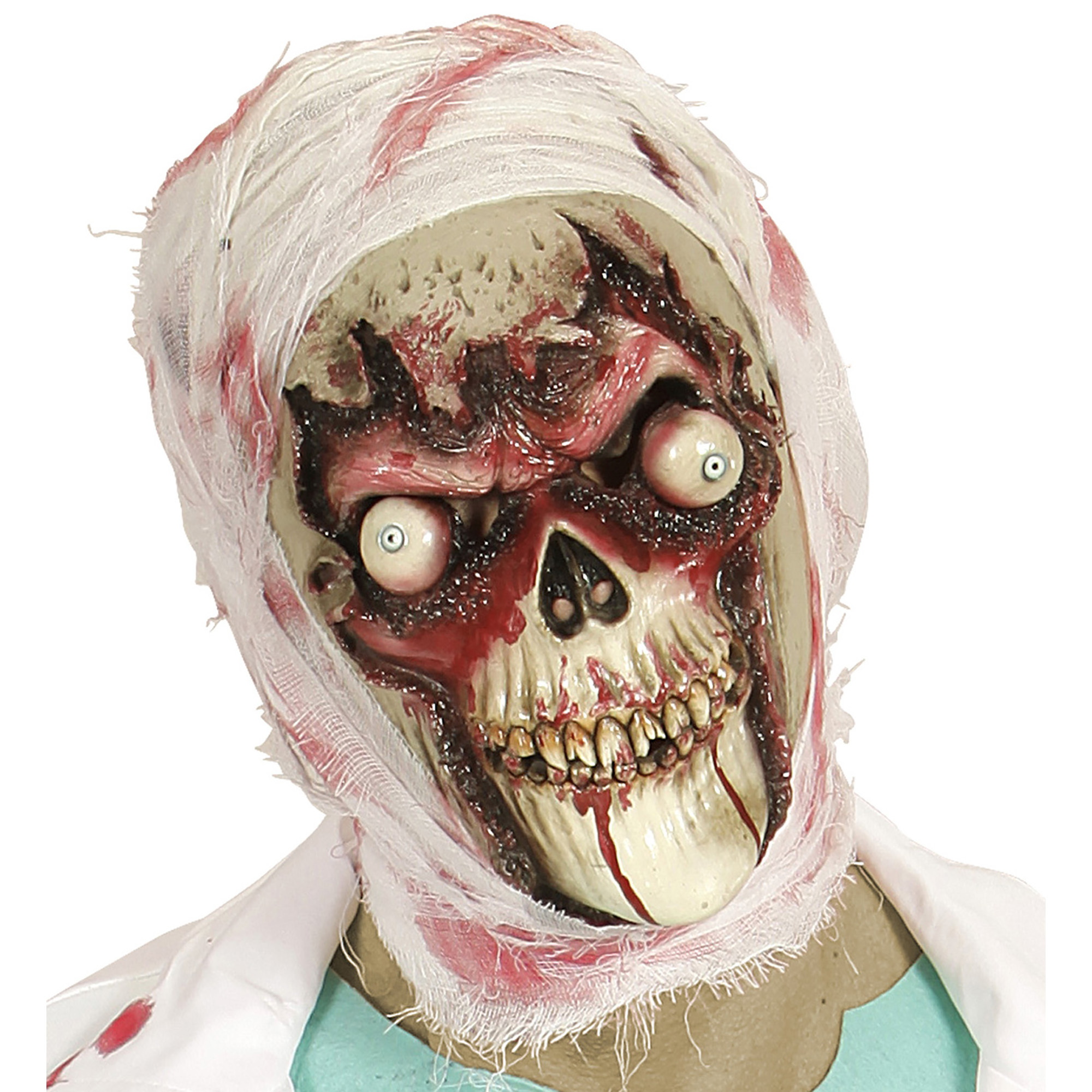 Angstaanjagend schedel zombie masker volwassen