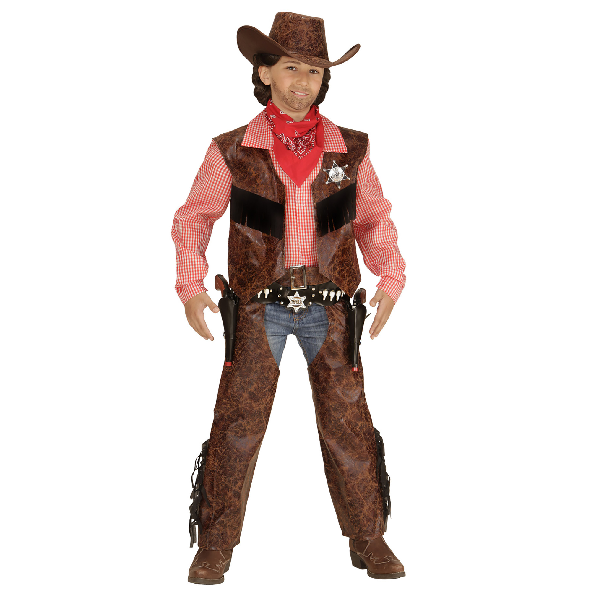 Cowboy kostuum buffalo Jim kind verkleedkleding cowboy
