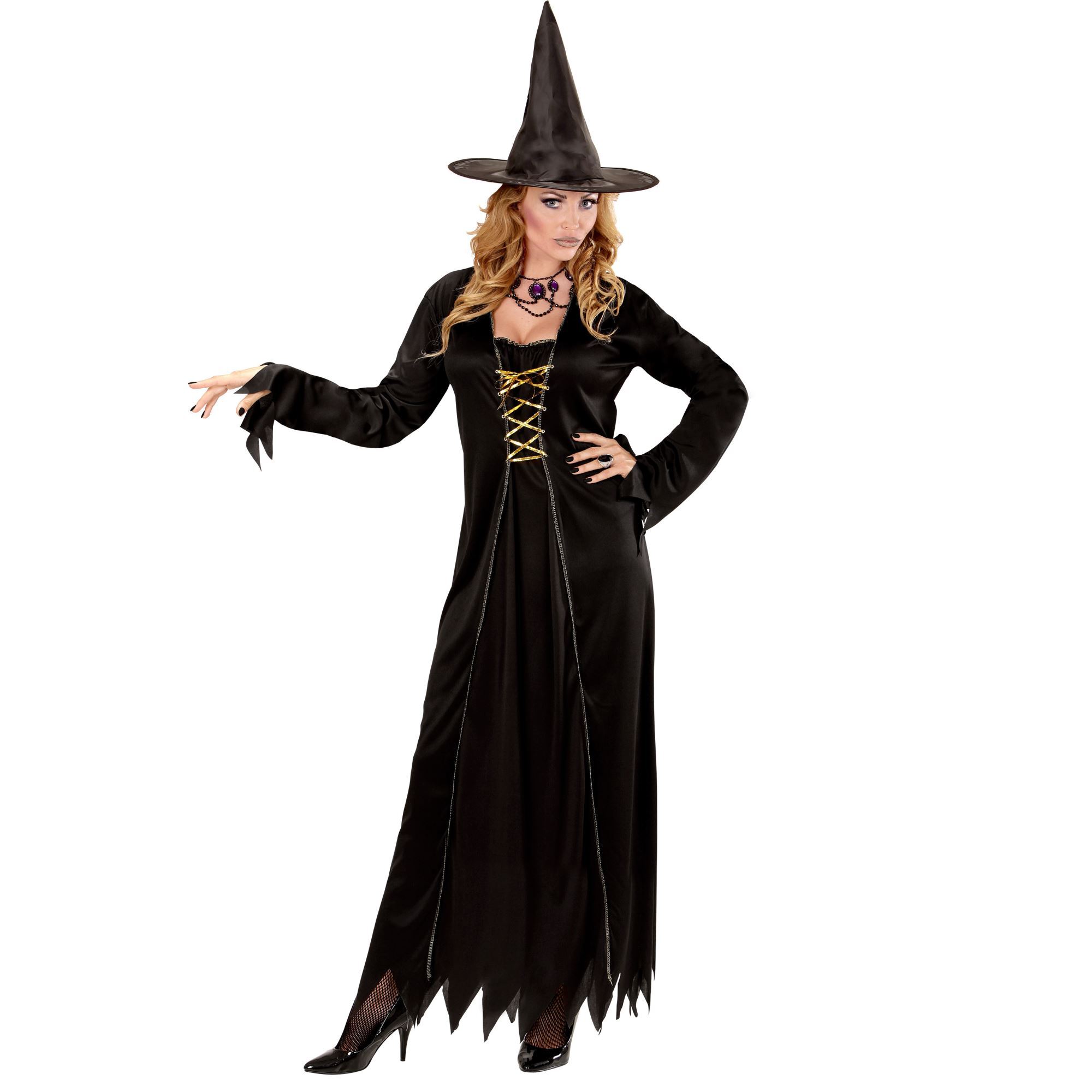 Heksen jurk zwart the black witch volwassen