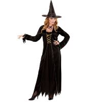 Heksen jurk zwart the black witch volwassen Heksen jurk zwart the black witch volwassen