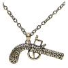 Ketting goud met piraten pistool 