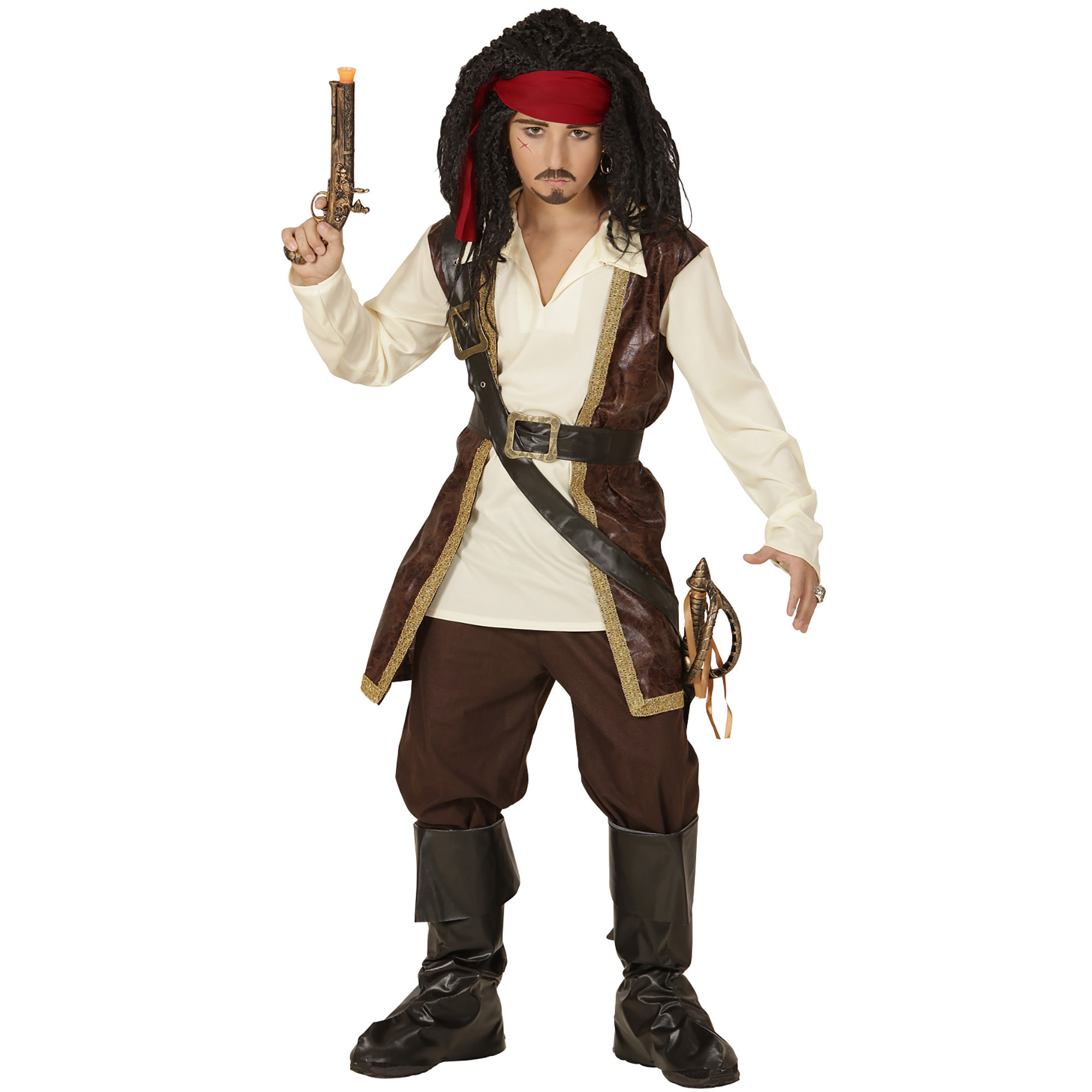 Piraten kostuum stoere zeerover kind 