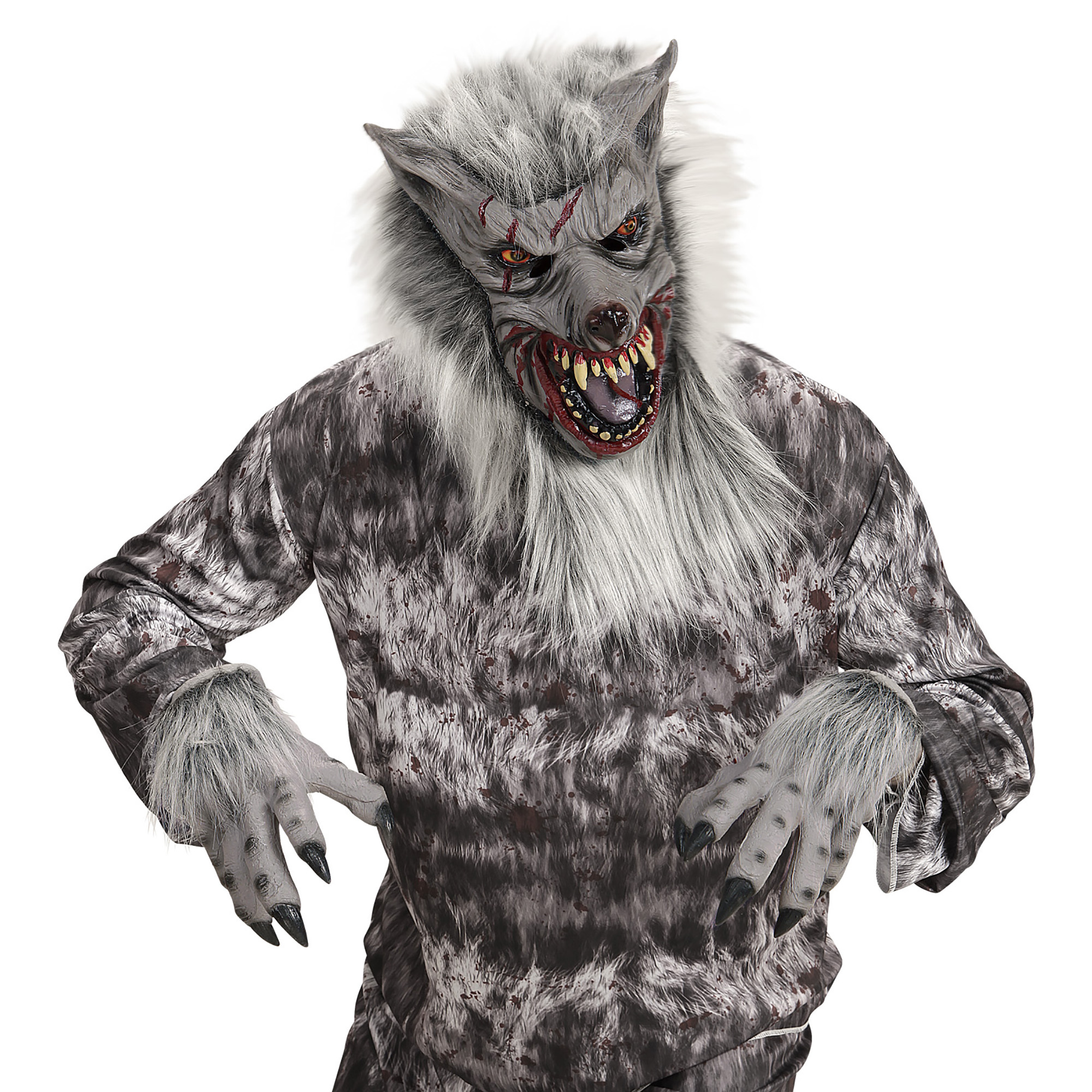 Weerwolf masker met haar volwassen