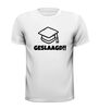foto 13 geslaagd met afstudeerhoedje t-shirt