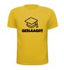 foto 15 geslaagd met afstudeerhoedje t-shirt