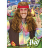 foto 2 Hippie pruik john met hoofdband en snor 