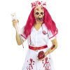 foto 3 Luguber verpleegster zombie masker volwassen